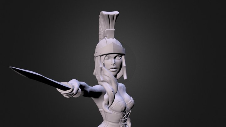 Maiden of Rome 3D Model