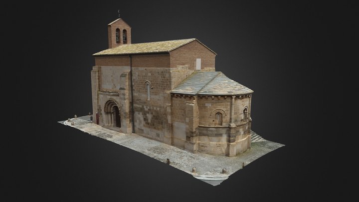 Iglesia de Cabanillas, Navarra 3D Model