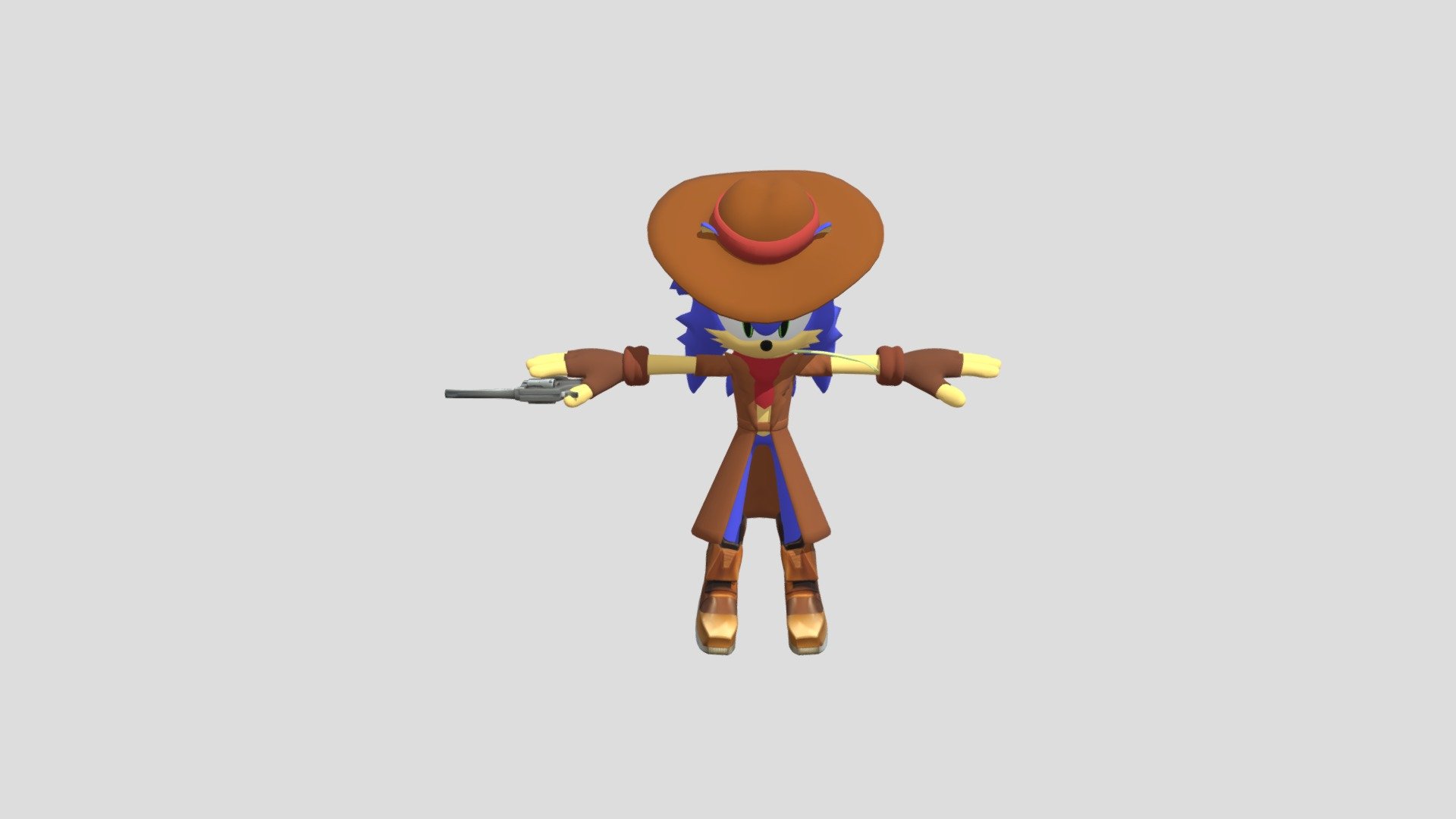 Stylized Sonic Character | Custom 3D Modeling - 3D model by pinnzzsky ...