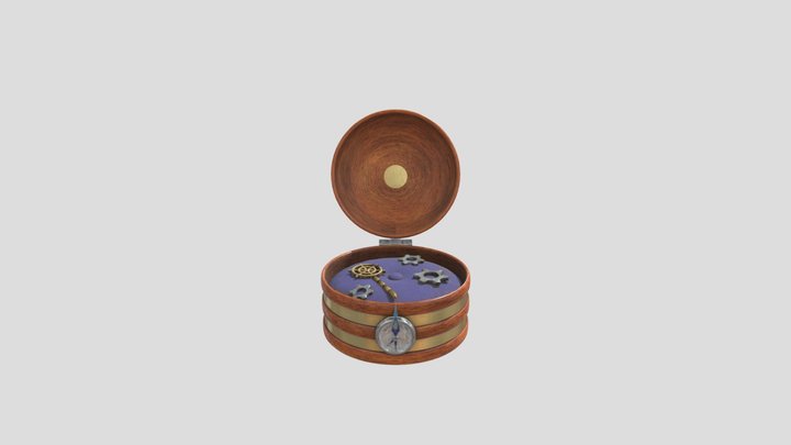 Locket box 3D Model