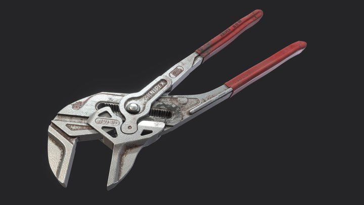 Knipex Tool - Game Asset Pipeline 3D Model