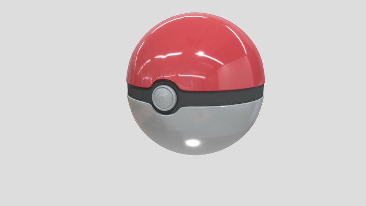 Pokeball 3D Model