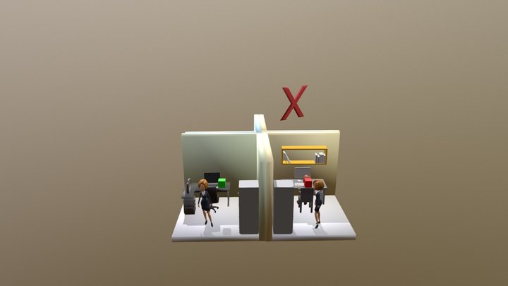 Office-setup-mainv8data 3D Model