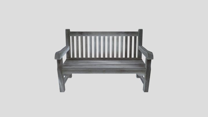Wooden Bench – Kostenloses 3D-Modell STL