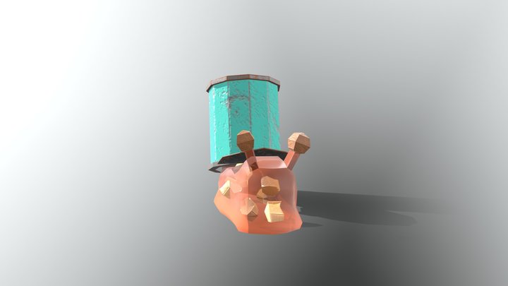 TinCan Snail 3D Model