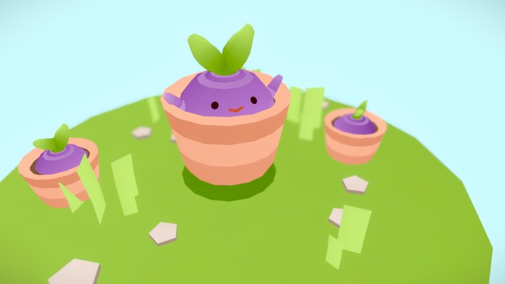 Beetbud - Ooblets Fanart – Free 3D Model STL