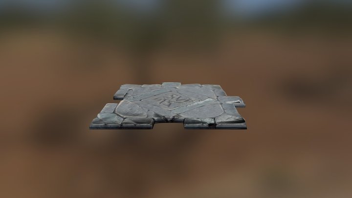 Stone Tile 3D Model