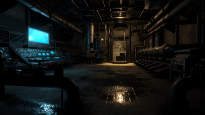Pipe torture room Environment 3D Model