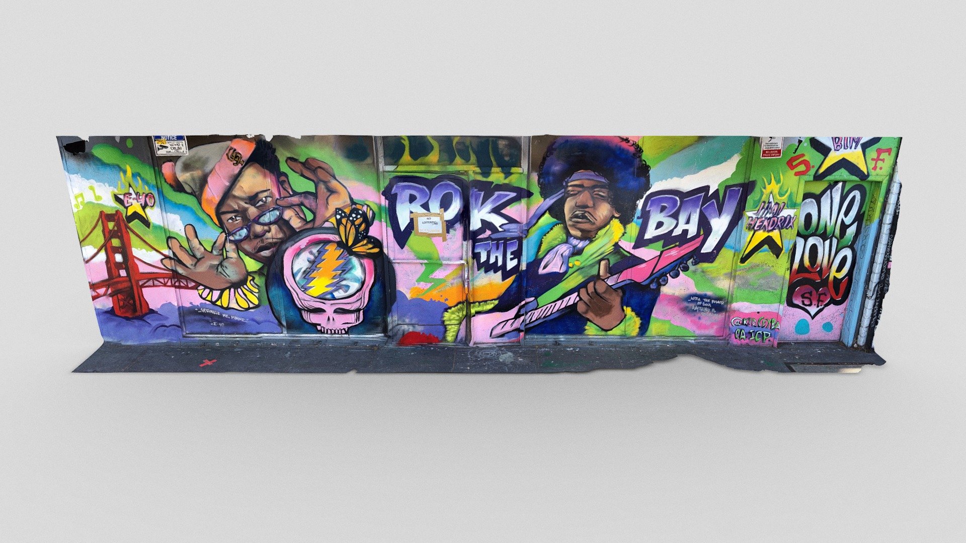 Mural in Haight-Ashbury, San Francisco