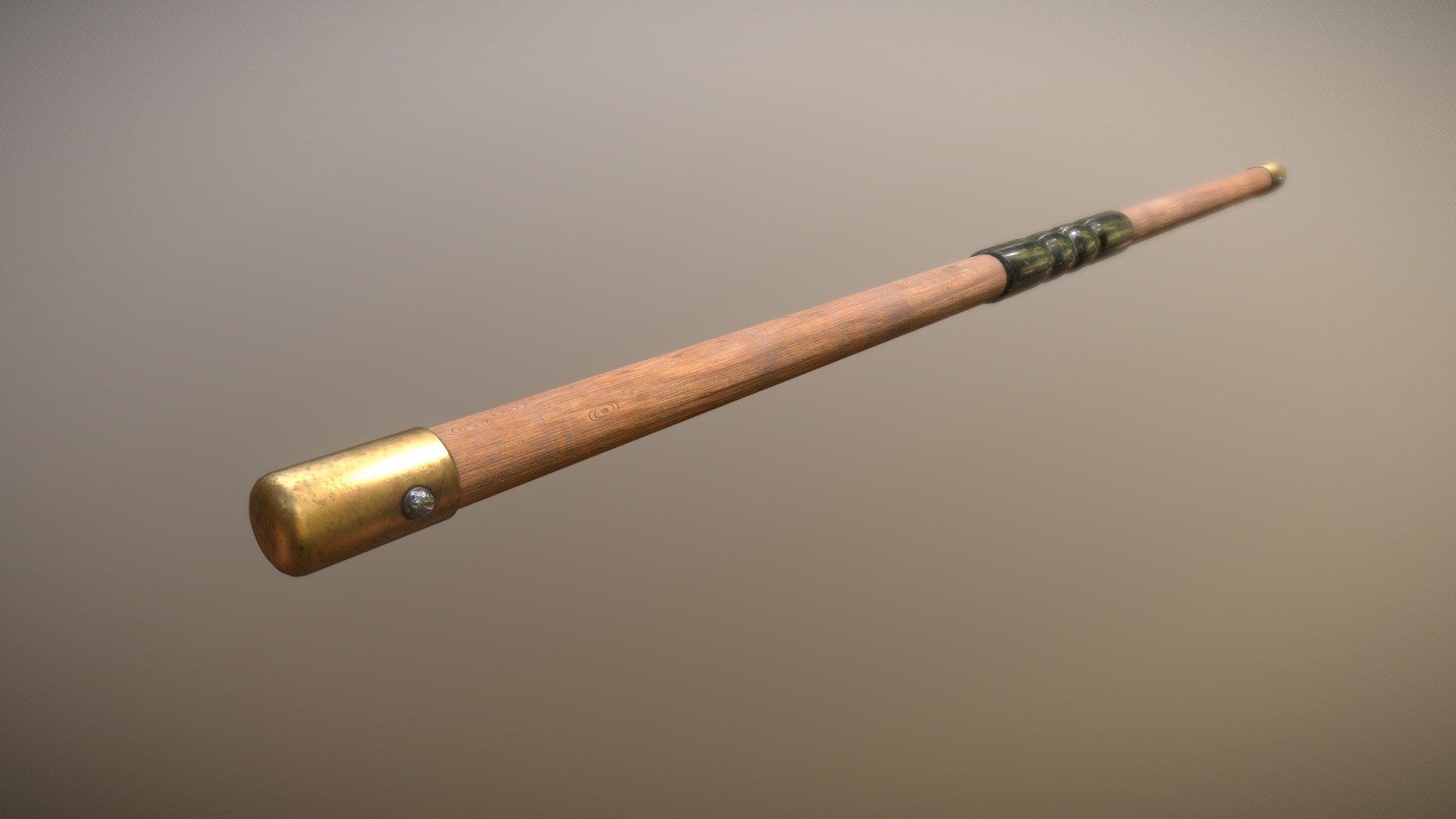 Vin Dows' Quarterstaff Download Free 3D model by lil_bentley [3ab1960