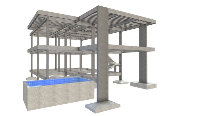 Projeto Residencial - Casa 86 3D Model