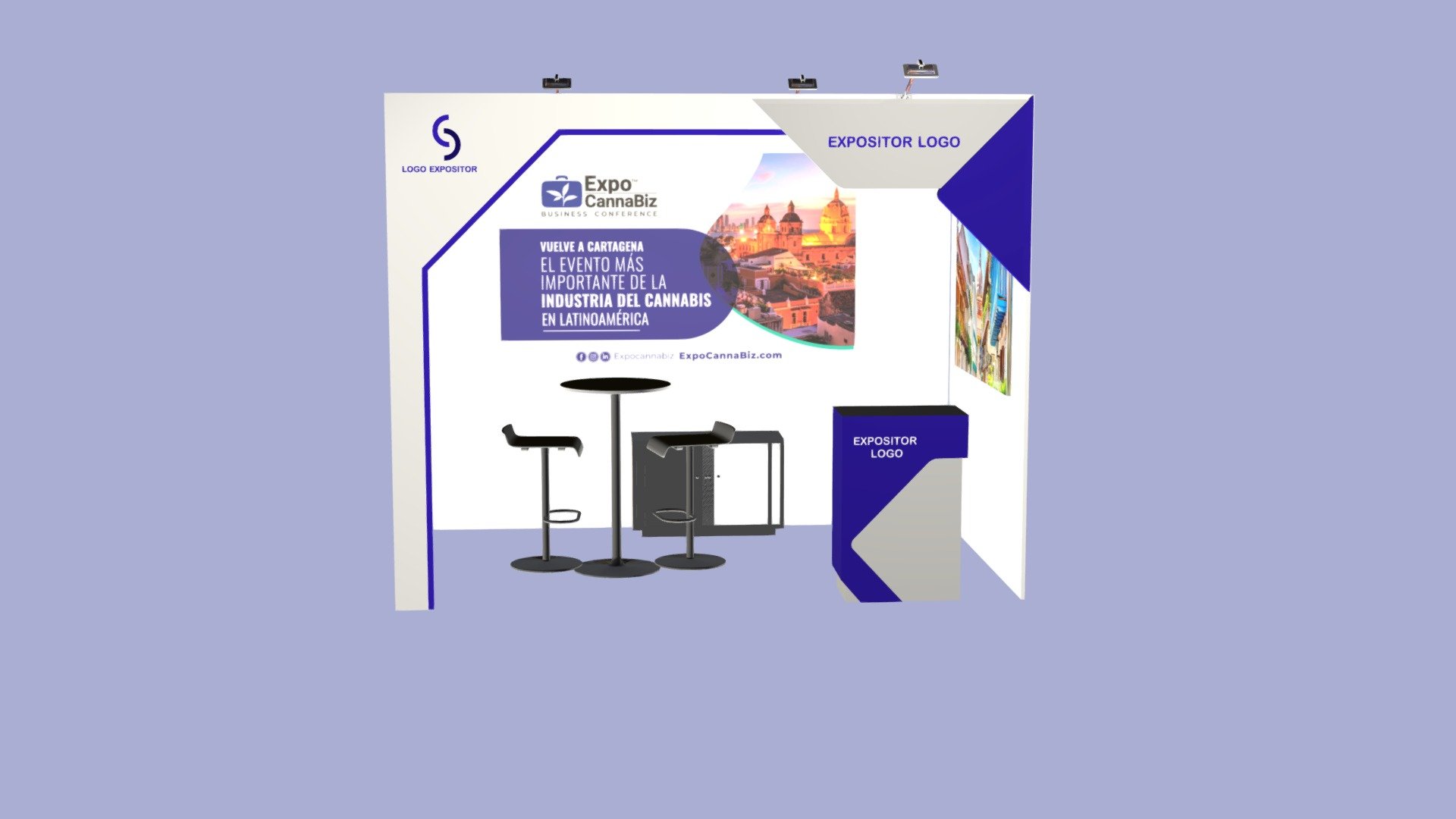Stand - ExpoCannabiz 2023 — Sketchfab embed 3D viewer