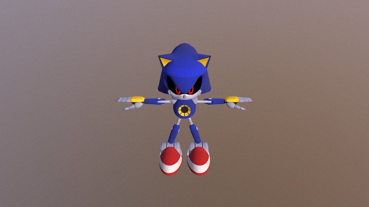 HD dreamcast Metal Sonic edit 3D Model