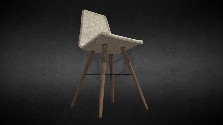 Chair - Beaver by Bolia - Replica 3d Model 3D Model
