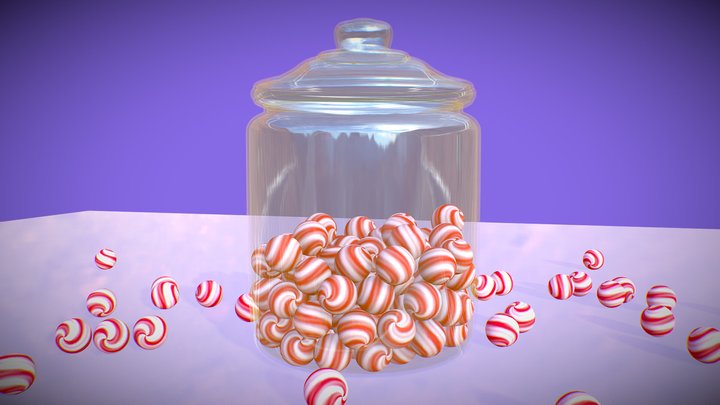 Candy Jar 3D Model