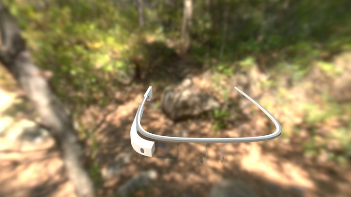 Google Glass 3D Model
