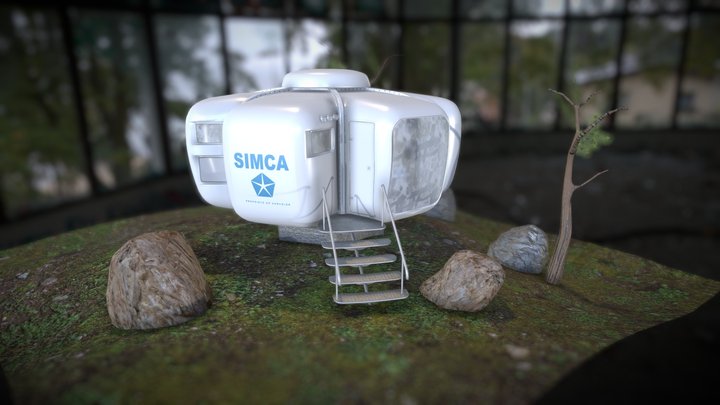 La Bulle Six Coques (Jean-Benjamin Maneval) 3D Model
