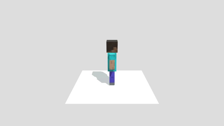 Steve Minecraft 3D Model