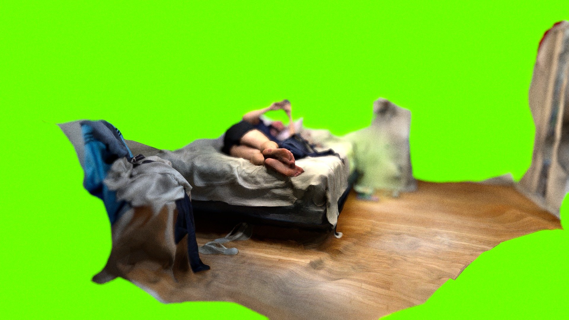 Jul 22, 2024 at 6:45 PM, Mackey Apt. Bedroom — Sketchfab embed 3D viewer