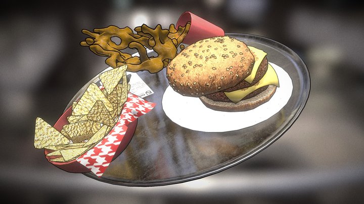 Too Fast Food 3D Model