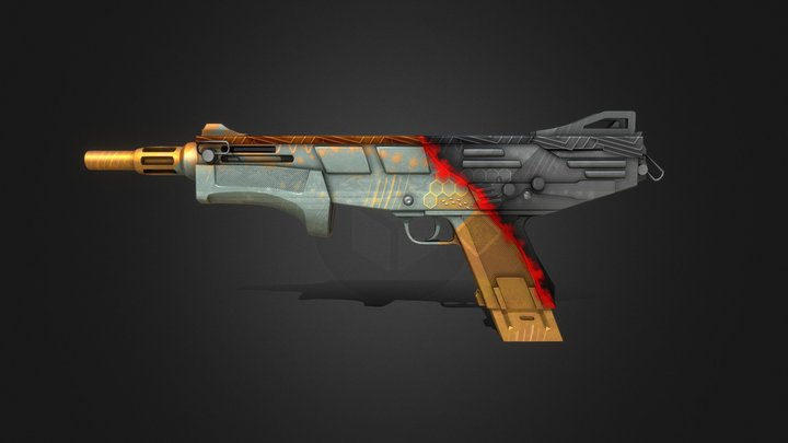 MAG-7 | Danger Zone 3D Model