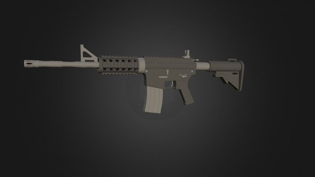 M4 3D Model
