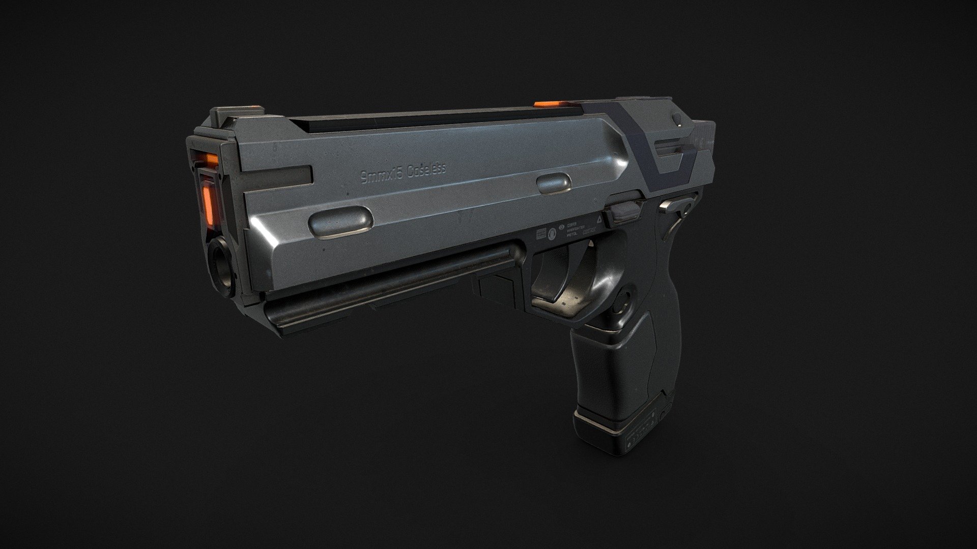 Warfighter Pistol LowPoly - 3D model by solid3DDD [3ab82e2] - Sketchfab