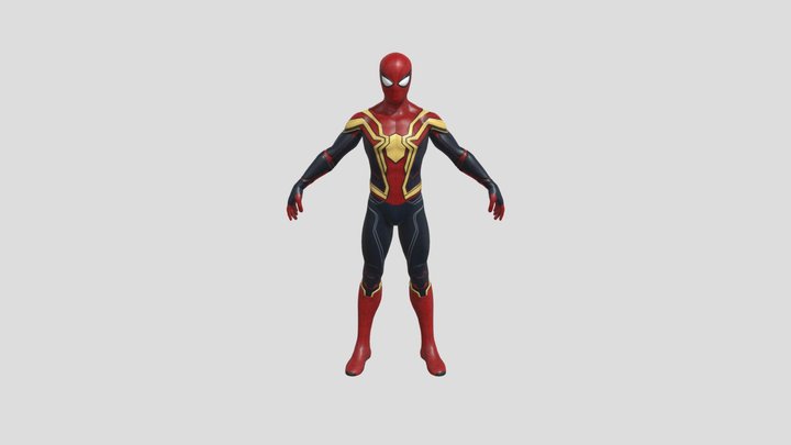 Spiderman No Way Home Iron Suit 3D Model