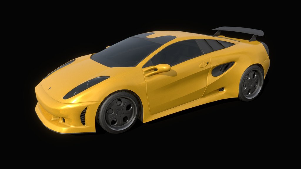 Saba V12 '95 - Low poly model