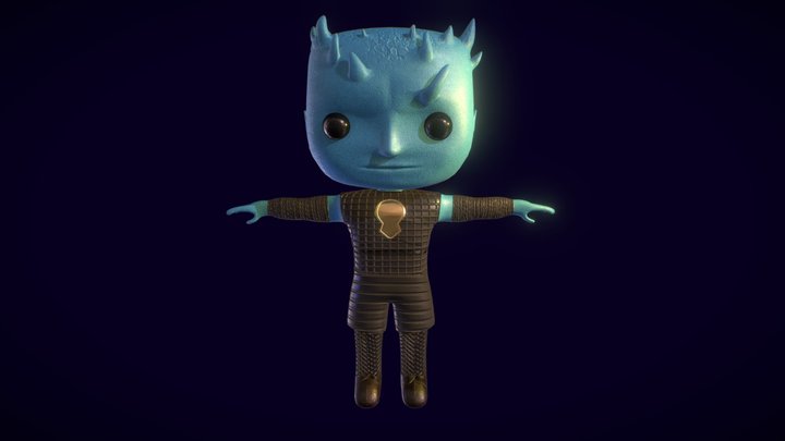 Night King 3D Character Funko Style 3D Model