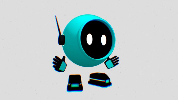 Mini bot 3D Model