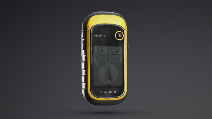 Handheld GPS - PBR - Game-ready model 4k 3D Model