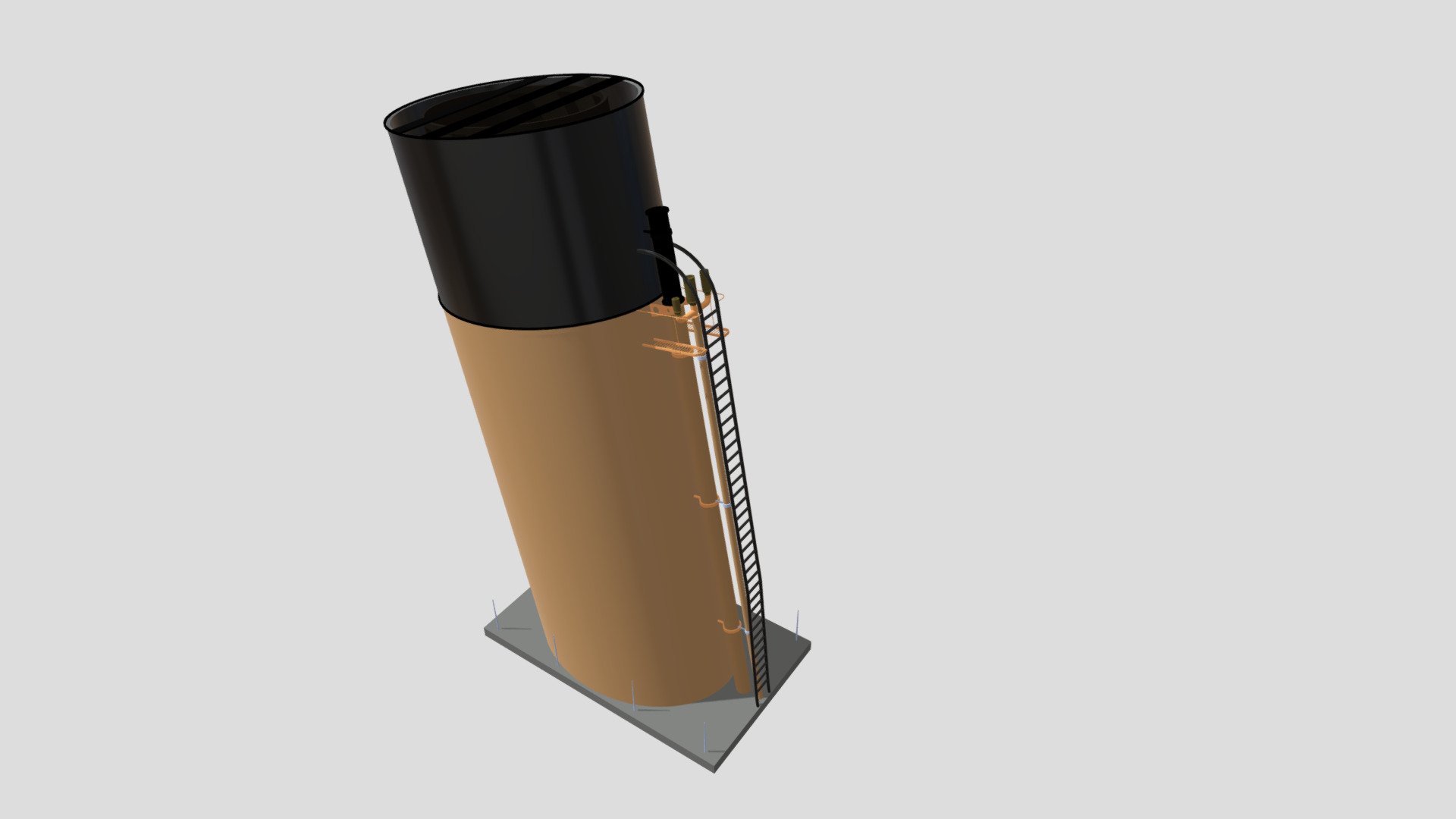 Titanic 1st Funnel CAD - Buy Royalty Free 3D model by   [3abd23f] - Sketchfab Store