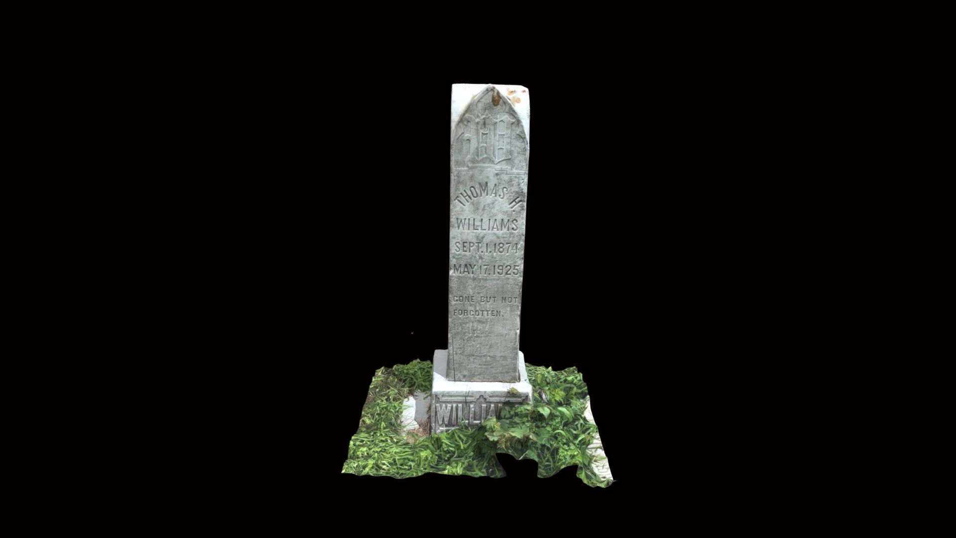 Thomas H. Williams Grave Marker - 3D model by Virtual Curation Lab ...