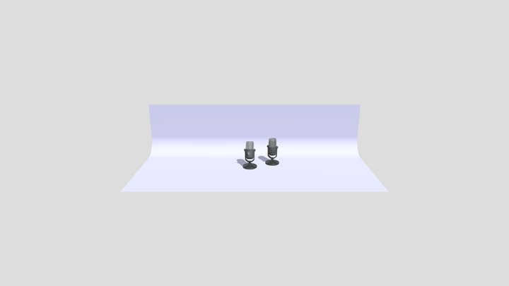Microfon 3D Model