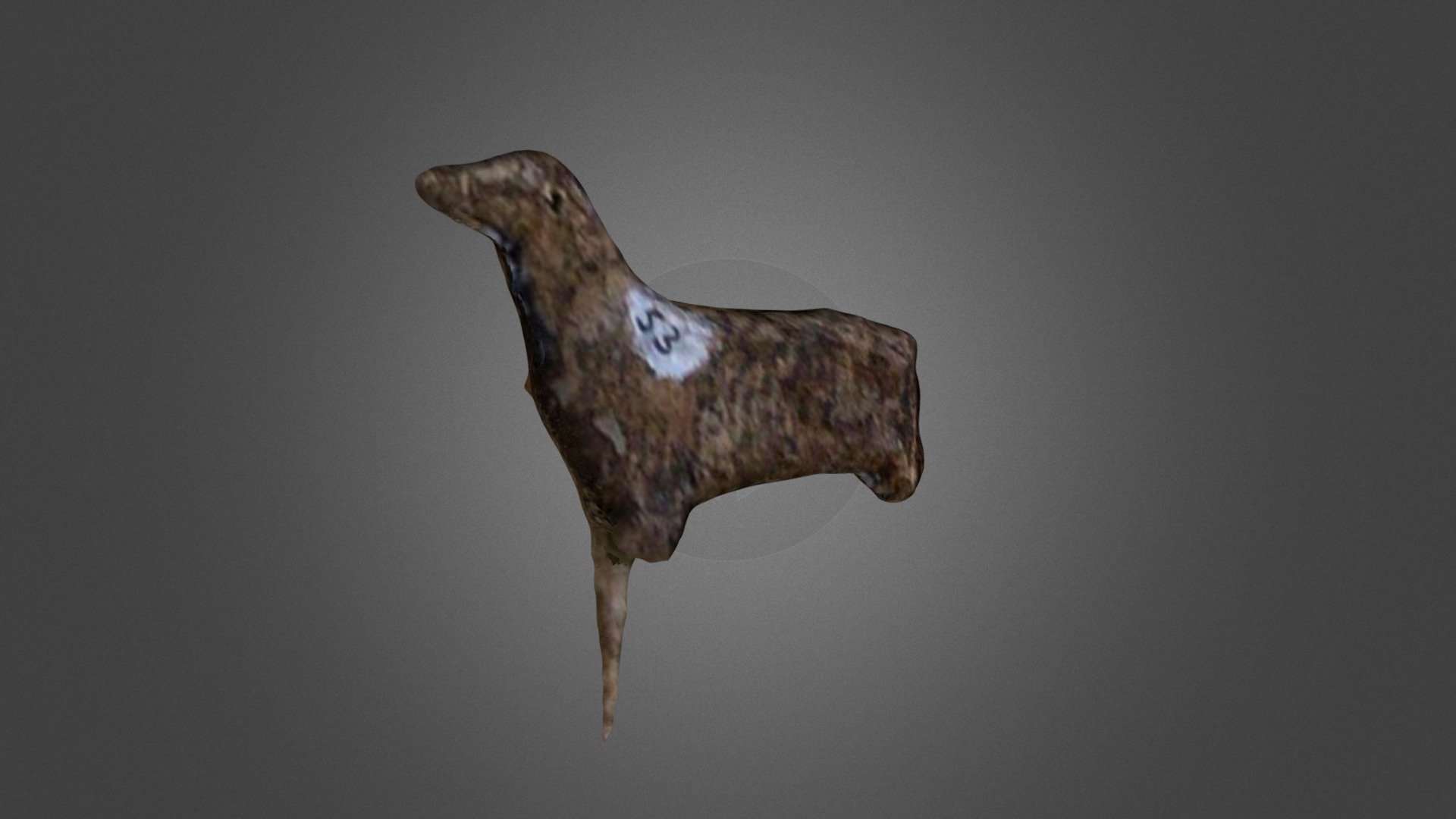 Dog Carving - Abby