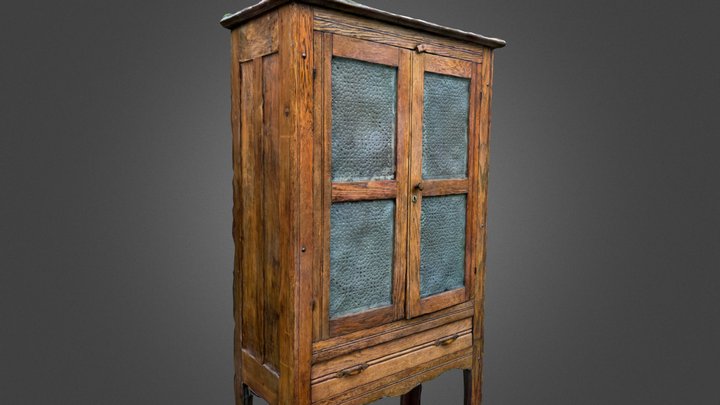 Grandma’s Pie Safe 3D Model