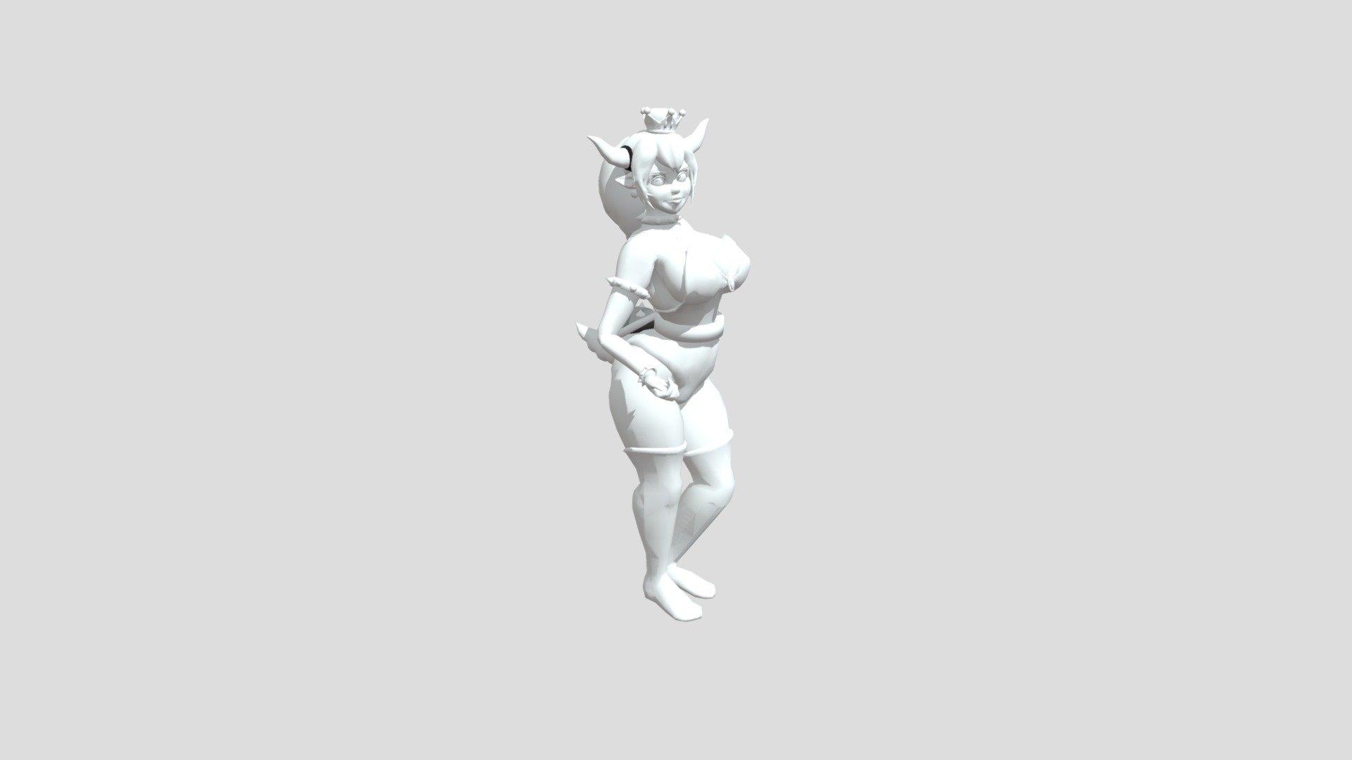 Bowsette - 3D model by 2496dylanpickle [3abff5d] - Sketchfab