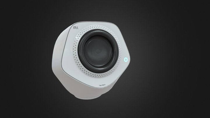 Smart Speaker 3D Model