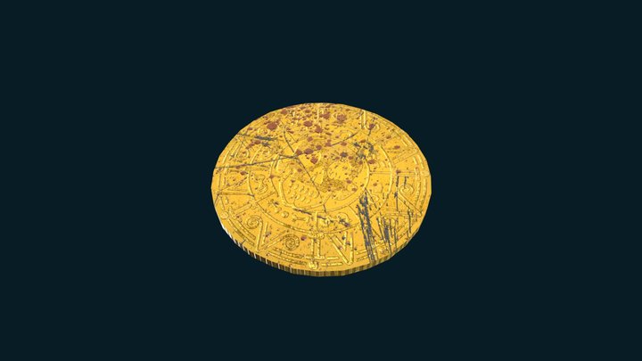 Pirate Coin 3D Model