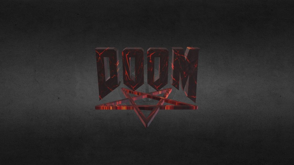 Doom logo - 3D model by laloking360 [3ac0e42] - Sketchfab