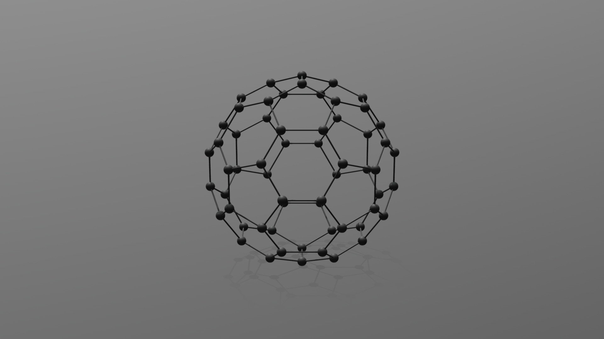 Fullerén - 3D model by bpeter [3ac10f4] - Sketchfab