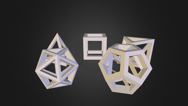 Platonic 3D Model