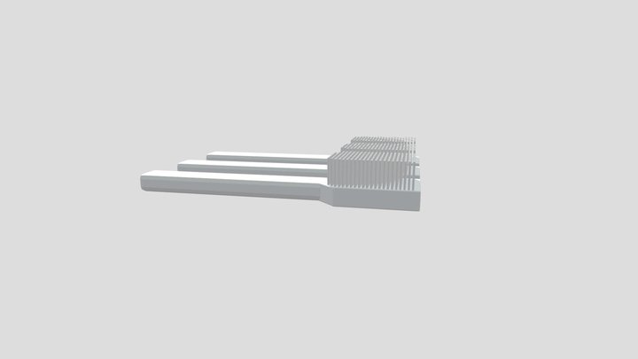 Brushes - pastel colours 3D Model