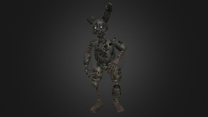 Ignited Springtrap HW [MODEL EDIT] – Gratis 3D-model STL