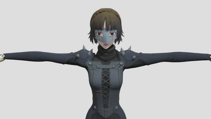 Makoto (Queen) Persona 5 3D Model