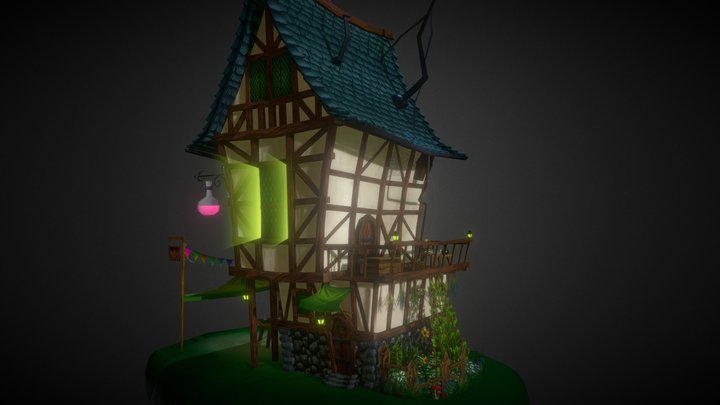 Village House Project 3D Model