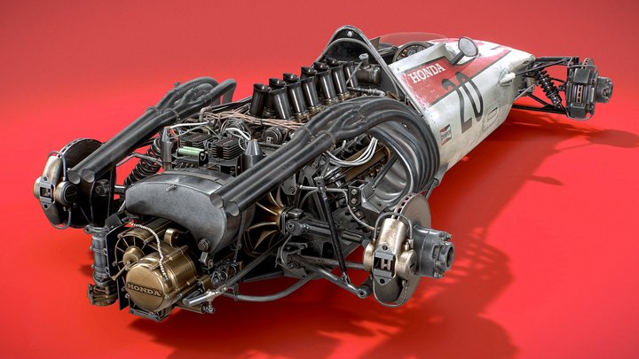 Honda RA301 3D Model