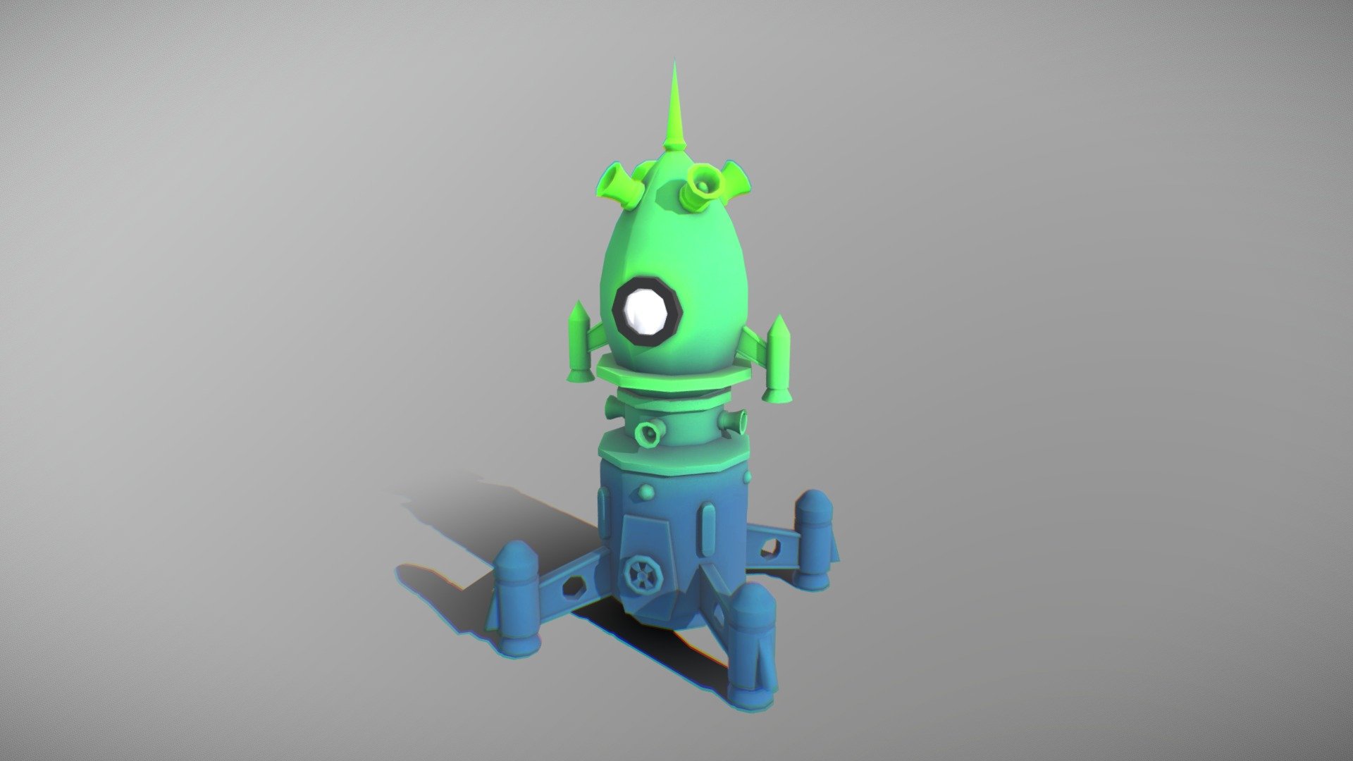 Stylized Rocket The Sims 4 Cartoon - Buy Royalty Free 3D model by ...