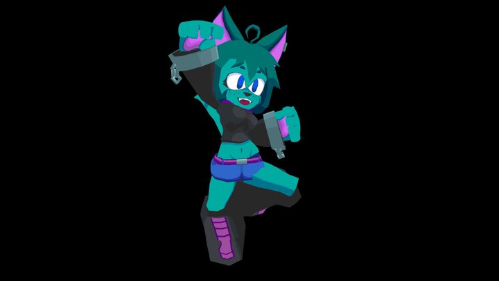 The Grimlin | Vtuber Model 3D Model